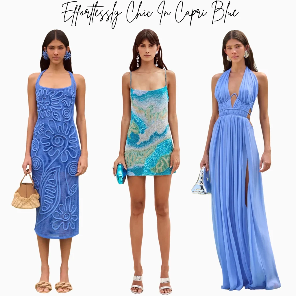 Effortlessly Chic In Capri Blue Effortlessly Chic In Capri Blue