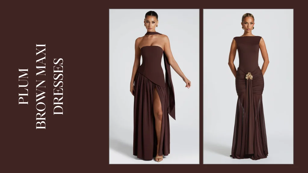 5 Showstopping Plum Brown Maxi Dresses That Redefine Affordable Luxury