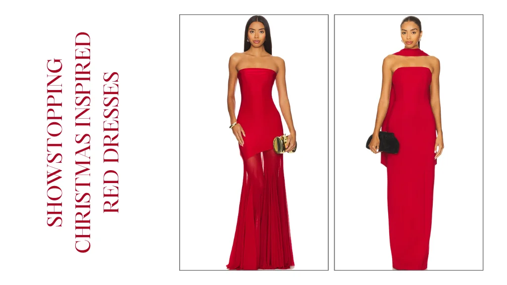 6 Showstopping Christmas Red Dresses That Steal the Spotlight This Holiday Season