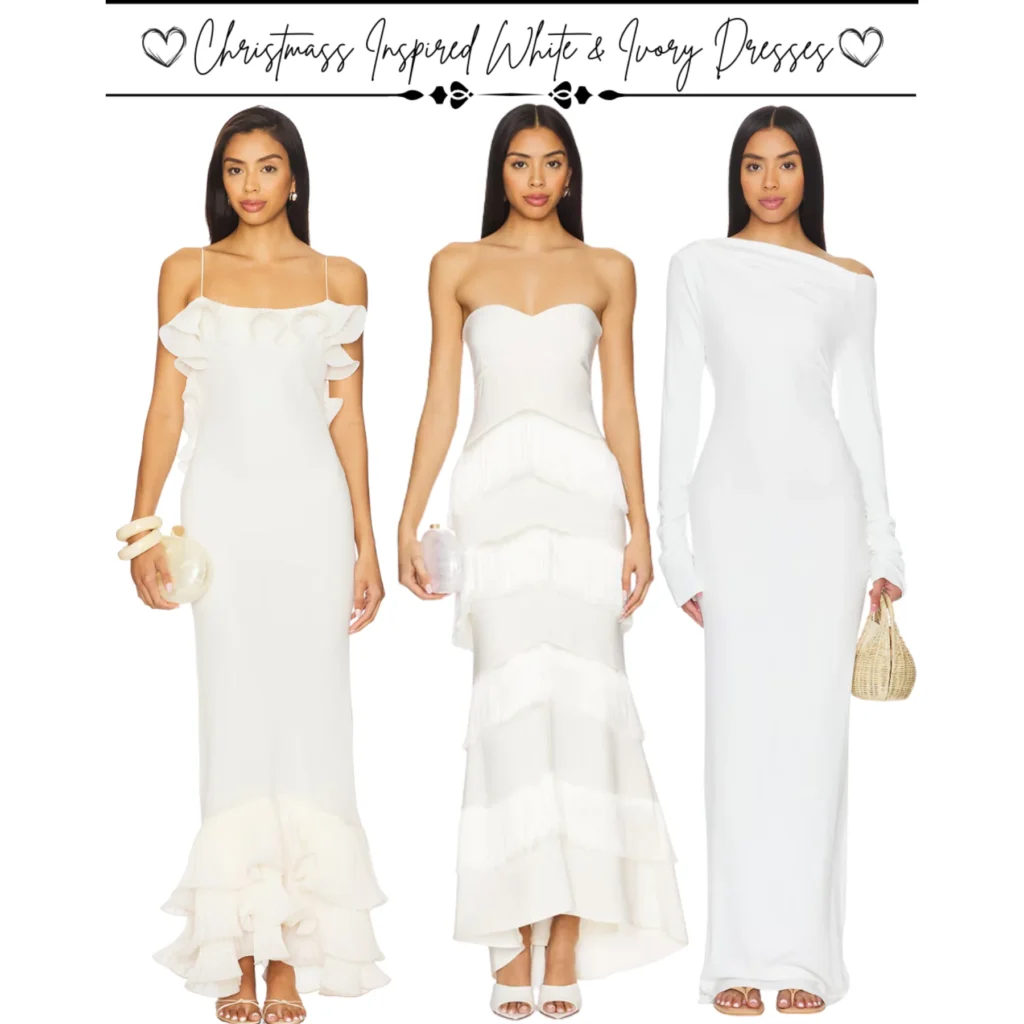 How to Shine in Pure White Maxi Dresses This Thanksgiving