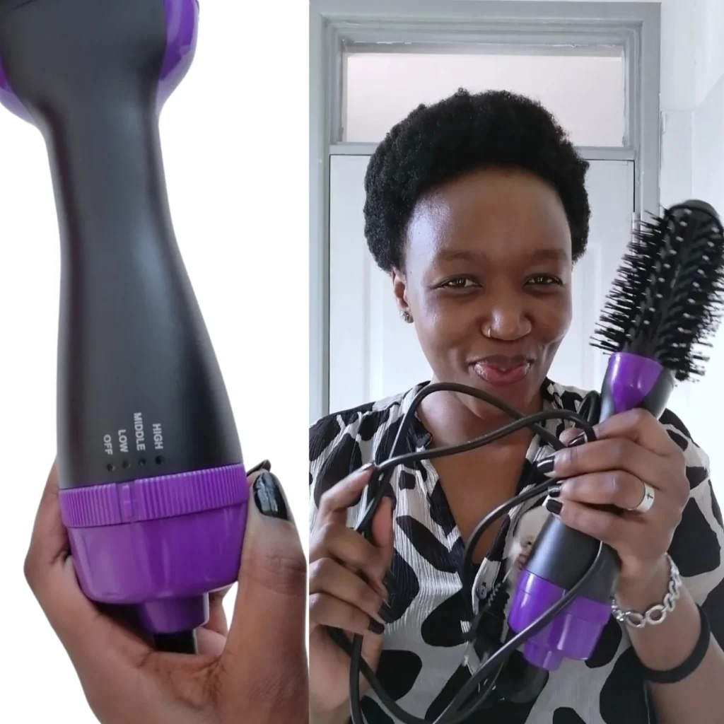 My 4C Hair Journey & the 4-in-1 Hot Air Brush That Changed Everything 
