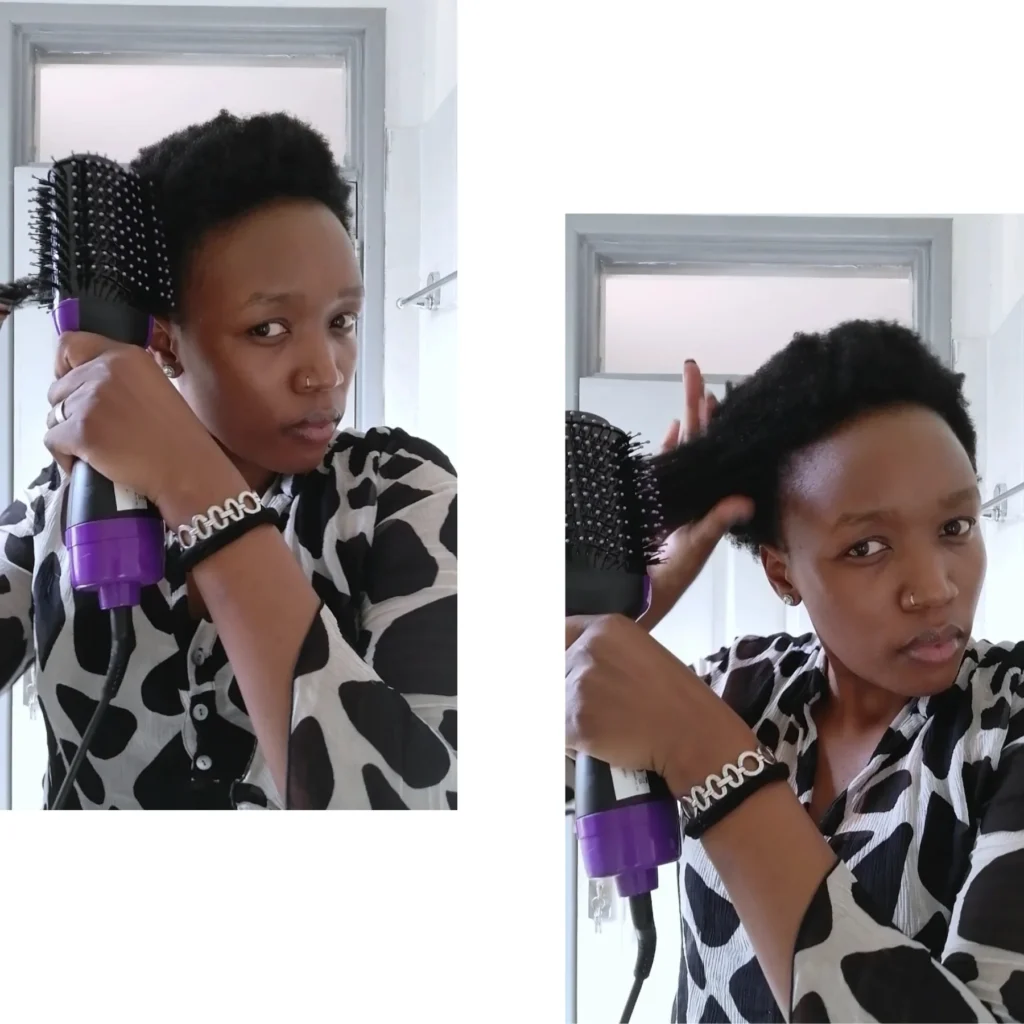 My 4C Hair Journey & the 4-in-1 Hot Air Brush That Changed Everything